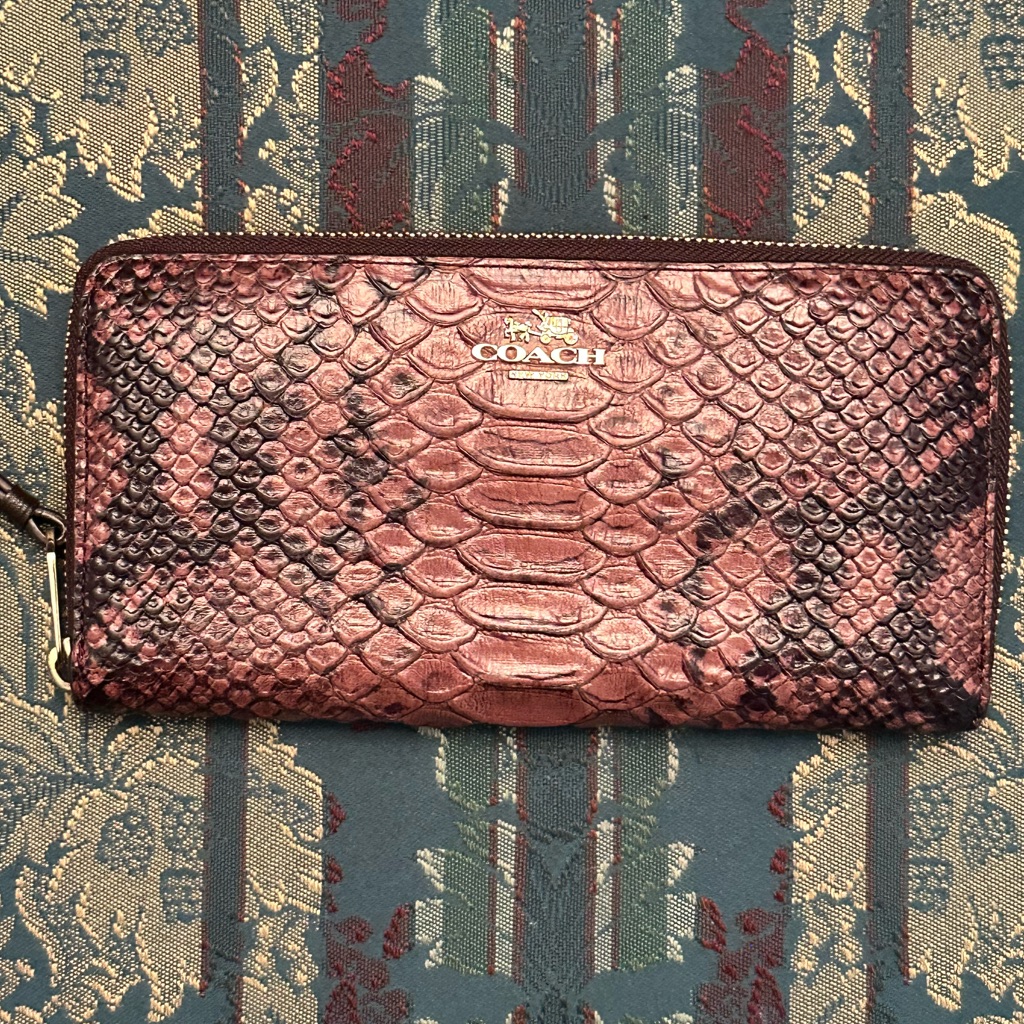 Coach Madison Python Wallet